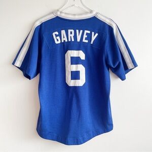 Nike Steve Garvey Los Angeles Dodgers Jersey Ringer Logo LA Patch Stripe No 6 S